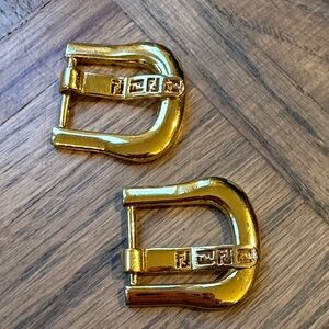 Faux Design Gold Buckles (2)